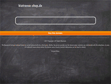 Tablet Screenshot of biotrense-shop.de